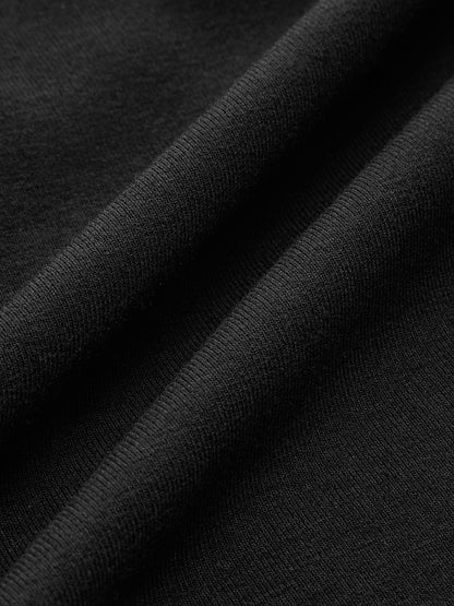 Kontrast Kesim Uzun Kollu Tişört