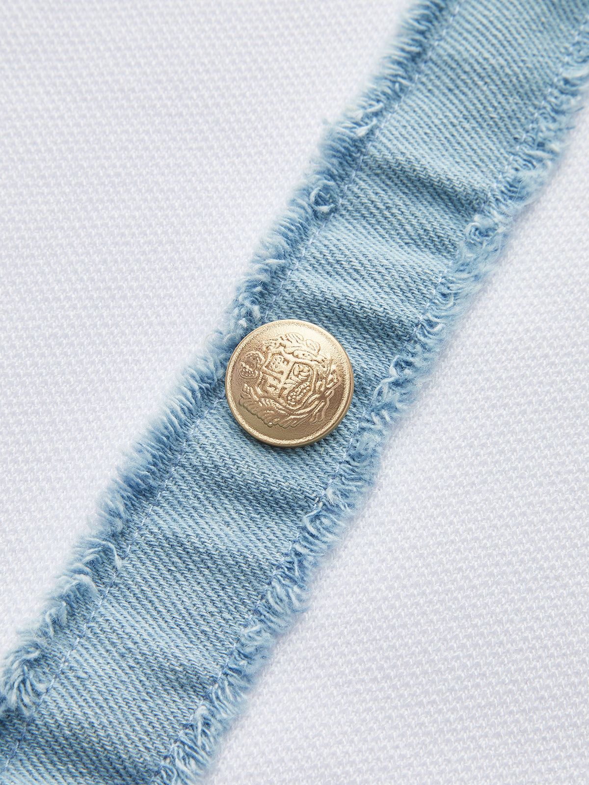 Kot Kenarlı Düğmeli Ön Volanlı Midi Elbise