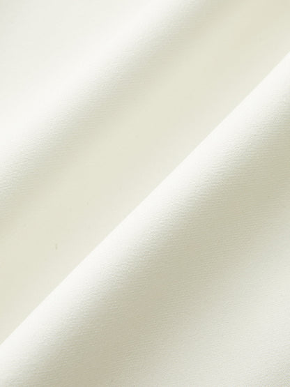 Asimetrik Metal Düğmeli Dekor Cepli Mini Etek