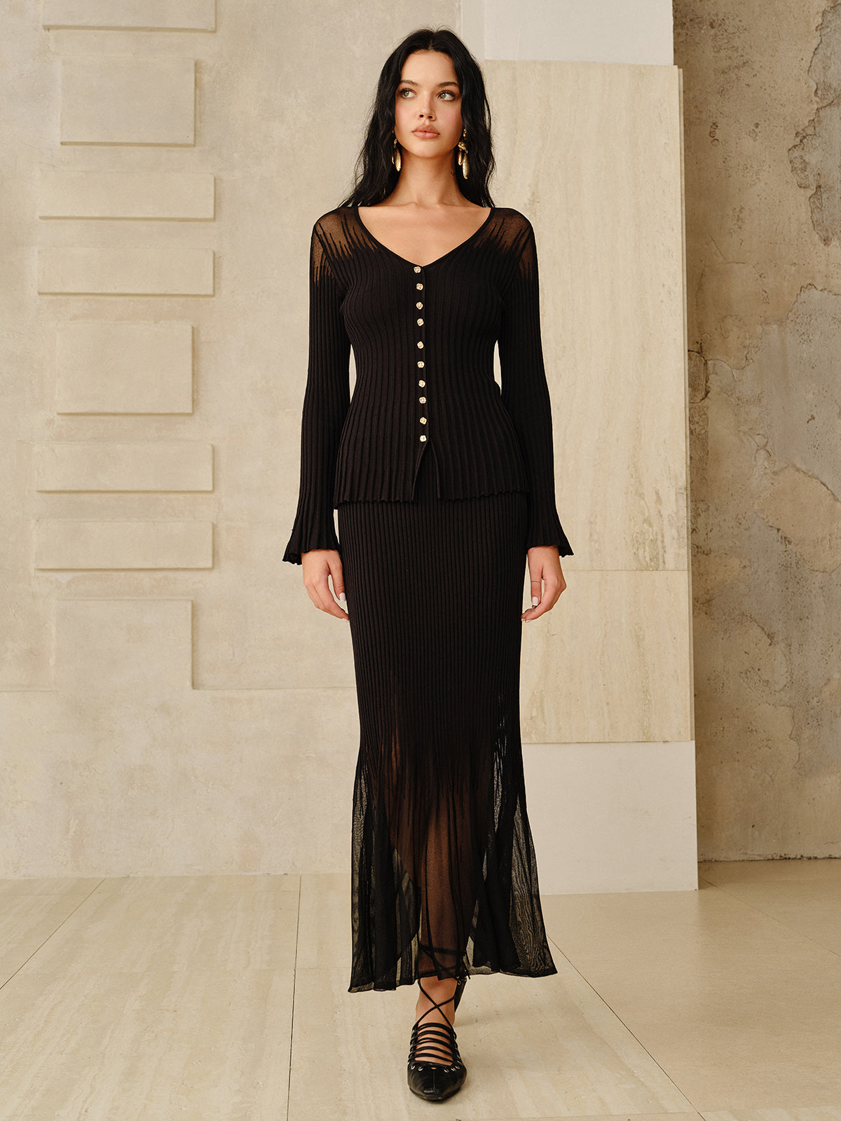 File Panelli Ribana Örgü Üst