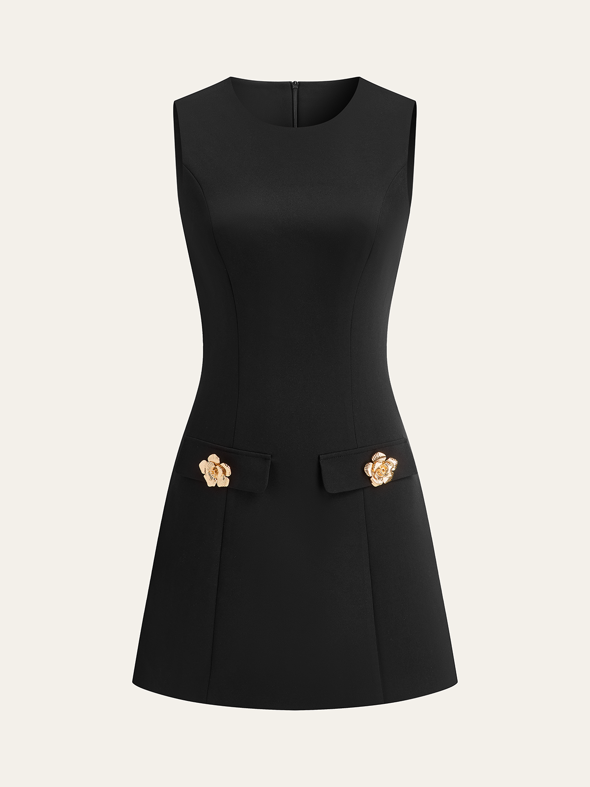 Çıkarılabilir Pelerin Metal Çiçek Detaylı Elbise Takımı