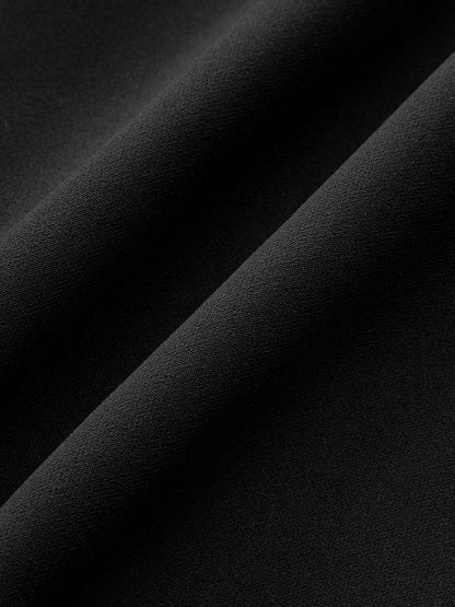 Çıkarılabilir Pelerin Metal Çiçek Detaylı Elbise Takımı