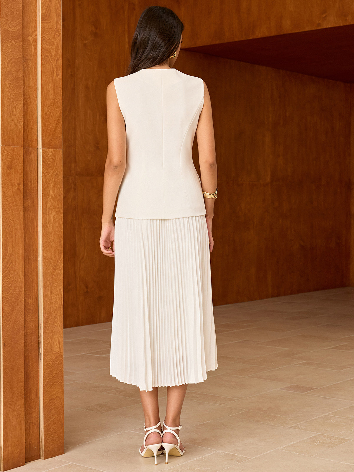 Kolsuz Ön Düğmeli Yelek