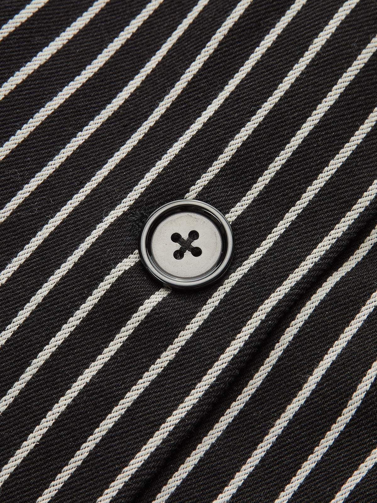 Pamuk Karışımlı Çizgili Kemerli Uzun Yelek