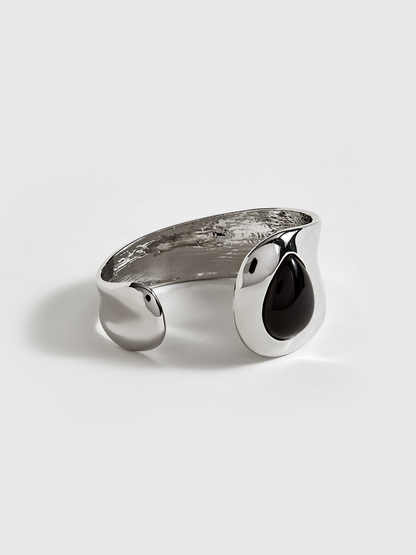 Siyah Taşlı Bilezik