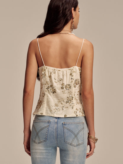 Pullu Çiçekli Atlet Üst