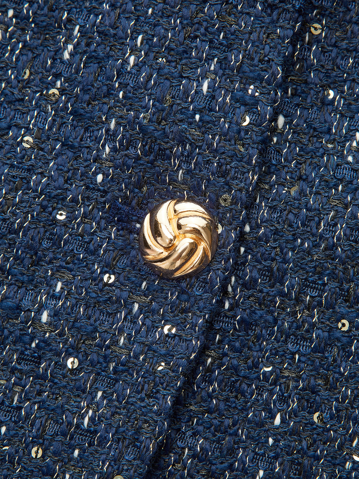 Kemerli Tweed Kısa Kollu Blazer