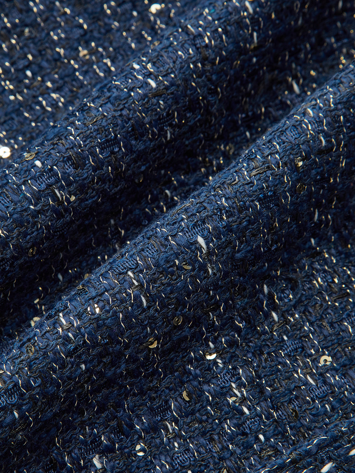 Kemerli Tweed Kısa Kollu Blazer