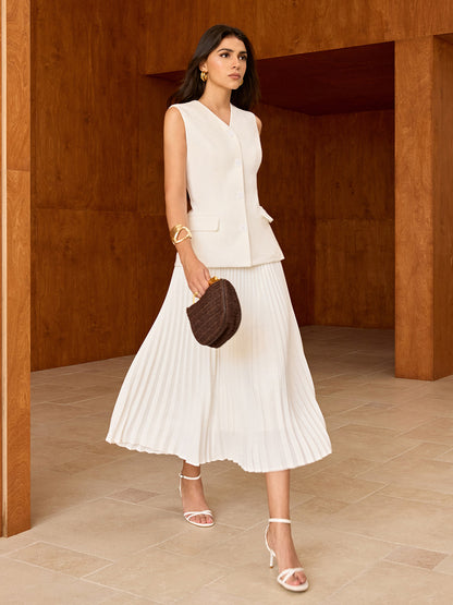 Kolsuz Ön Düğmeli Yelek