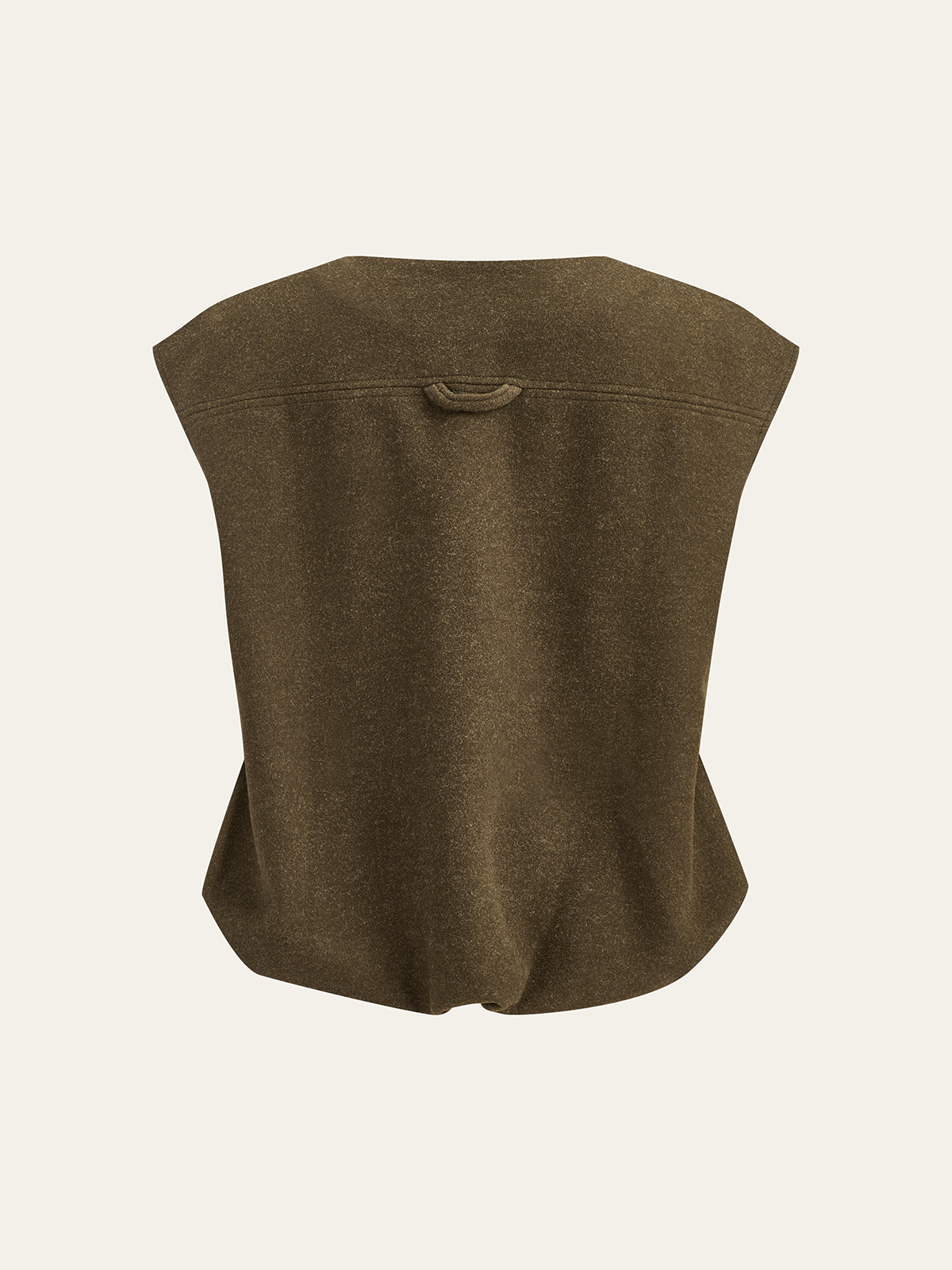 Önü Fermuarlı Kolsuz Yelek