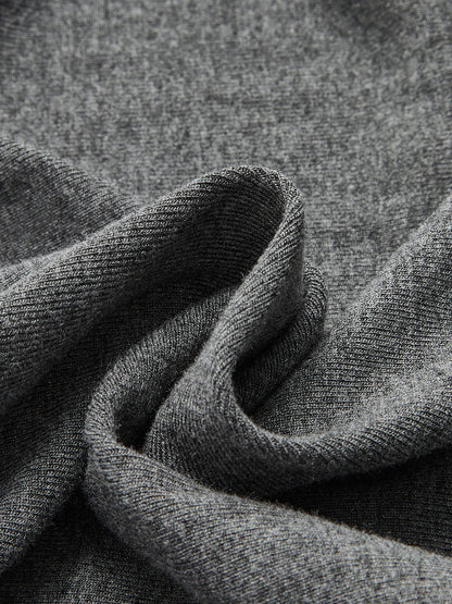 Kolsuz Dik Yaka Midi Elbise