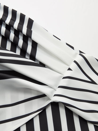 Kolsuz Üst ve Baskılı Etek Takımı