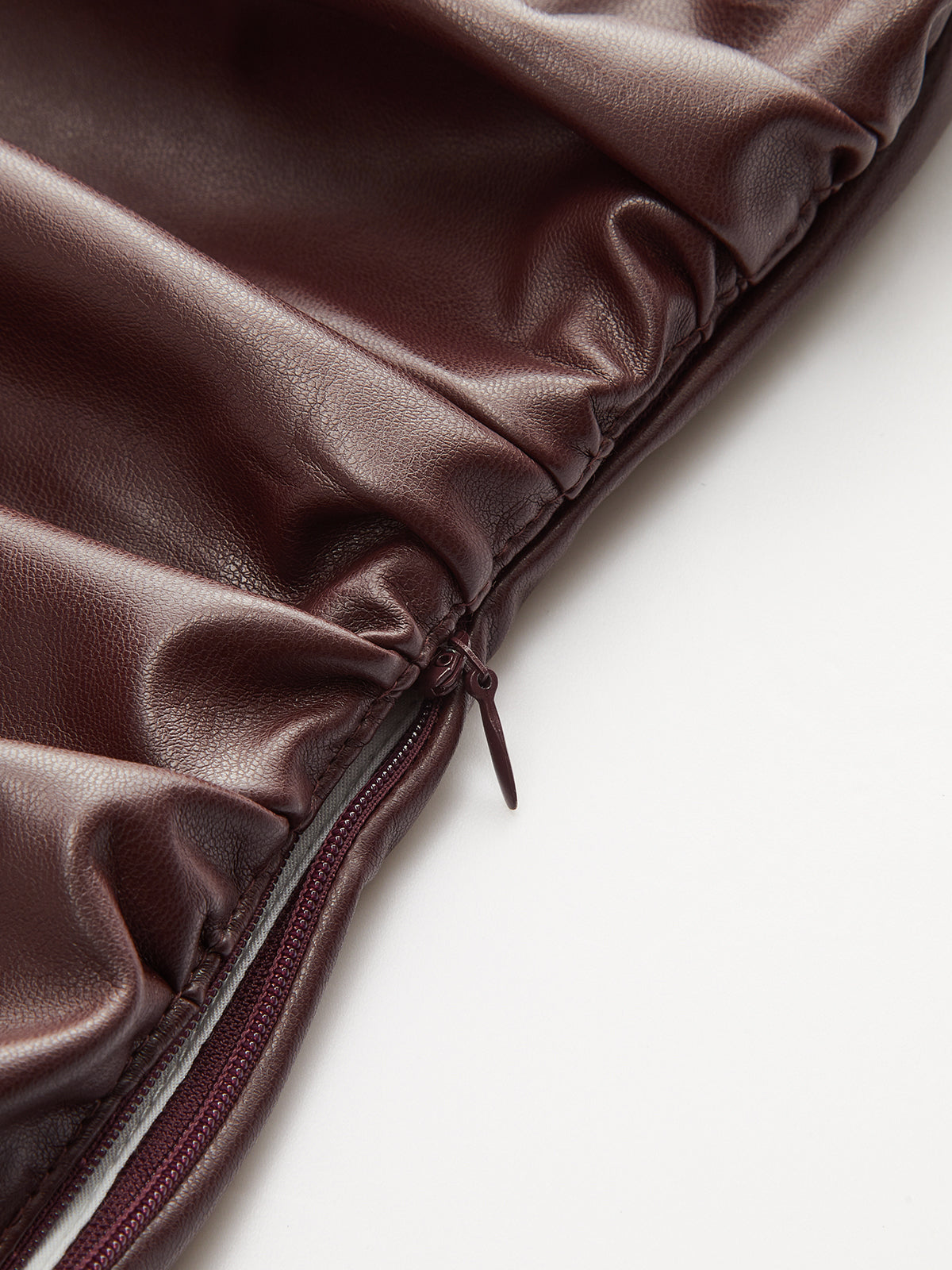 Tek Omuzlu PU Deri Atlet