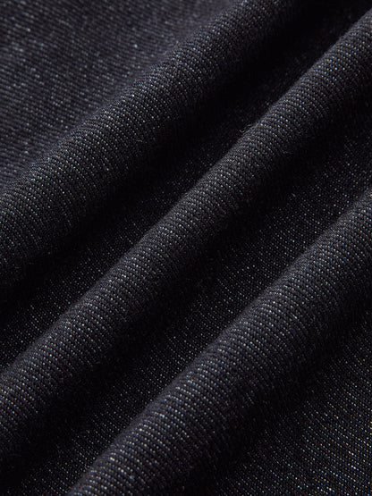 Metal Düğmeli Kot Ceket