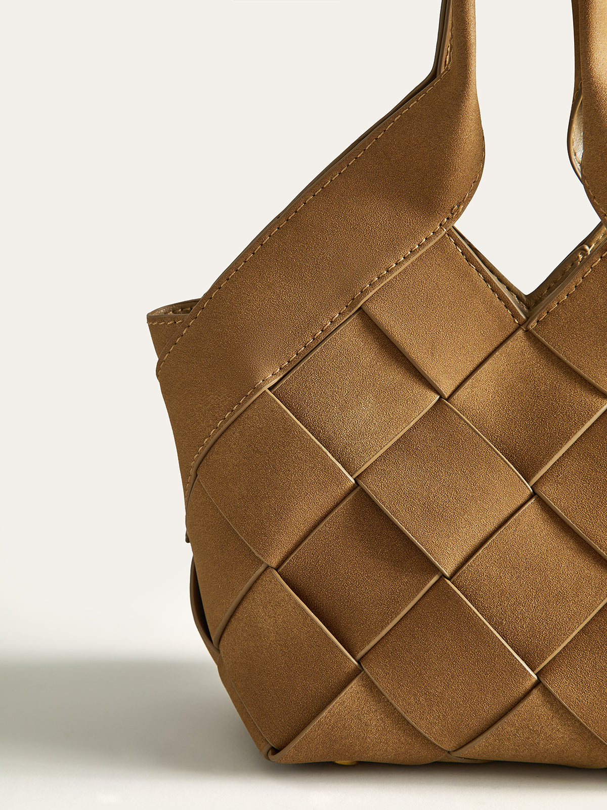 Dokuma PU Tote Çanta