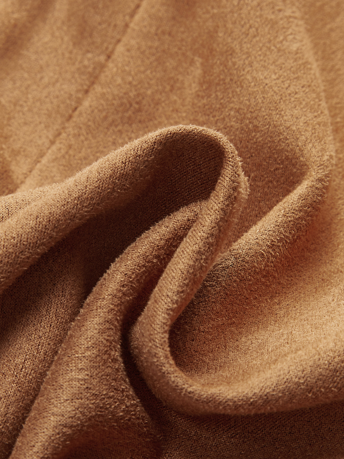 Süet Saçaklı Mini Etek