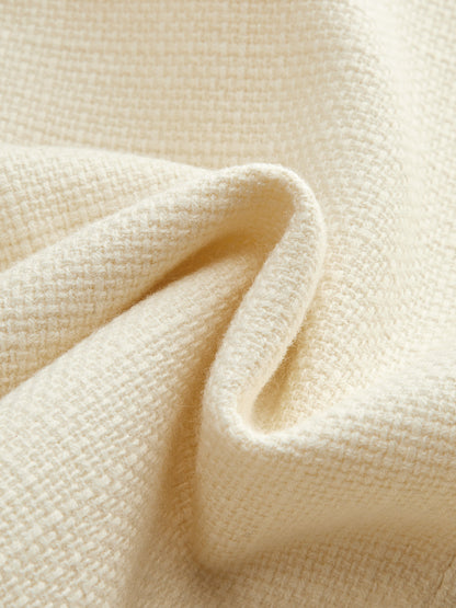 Renkli Kalp Düğmeli Kırpılmış Blazer