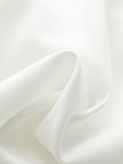 Omuzları Açık Büzgülü Kloş Elbise