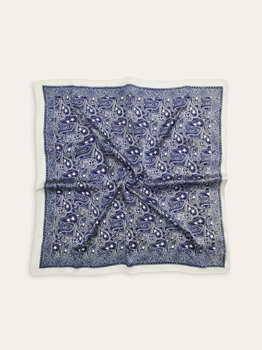 Paisley Desenli Kare Atkı