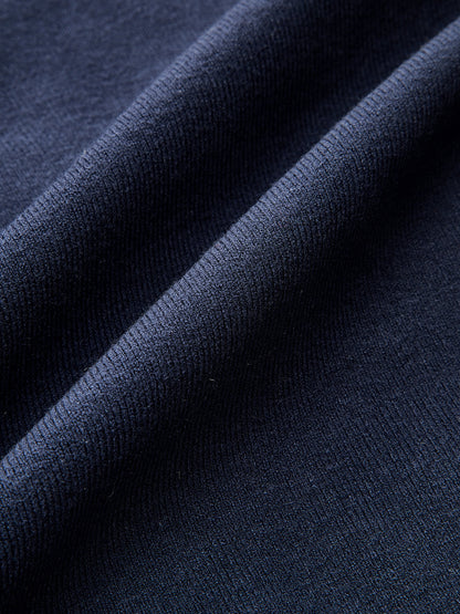 Denizci Yaka Kot Kenarlı Örme Dış Giyim