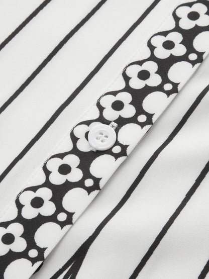 Bohem Dik Yaka Yırtık Elbise