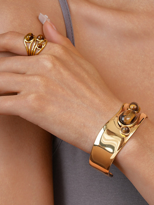 Kaplan Gözü Manşet Bileklik