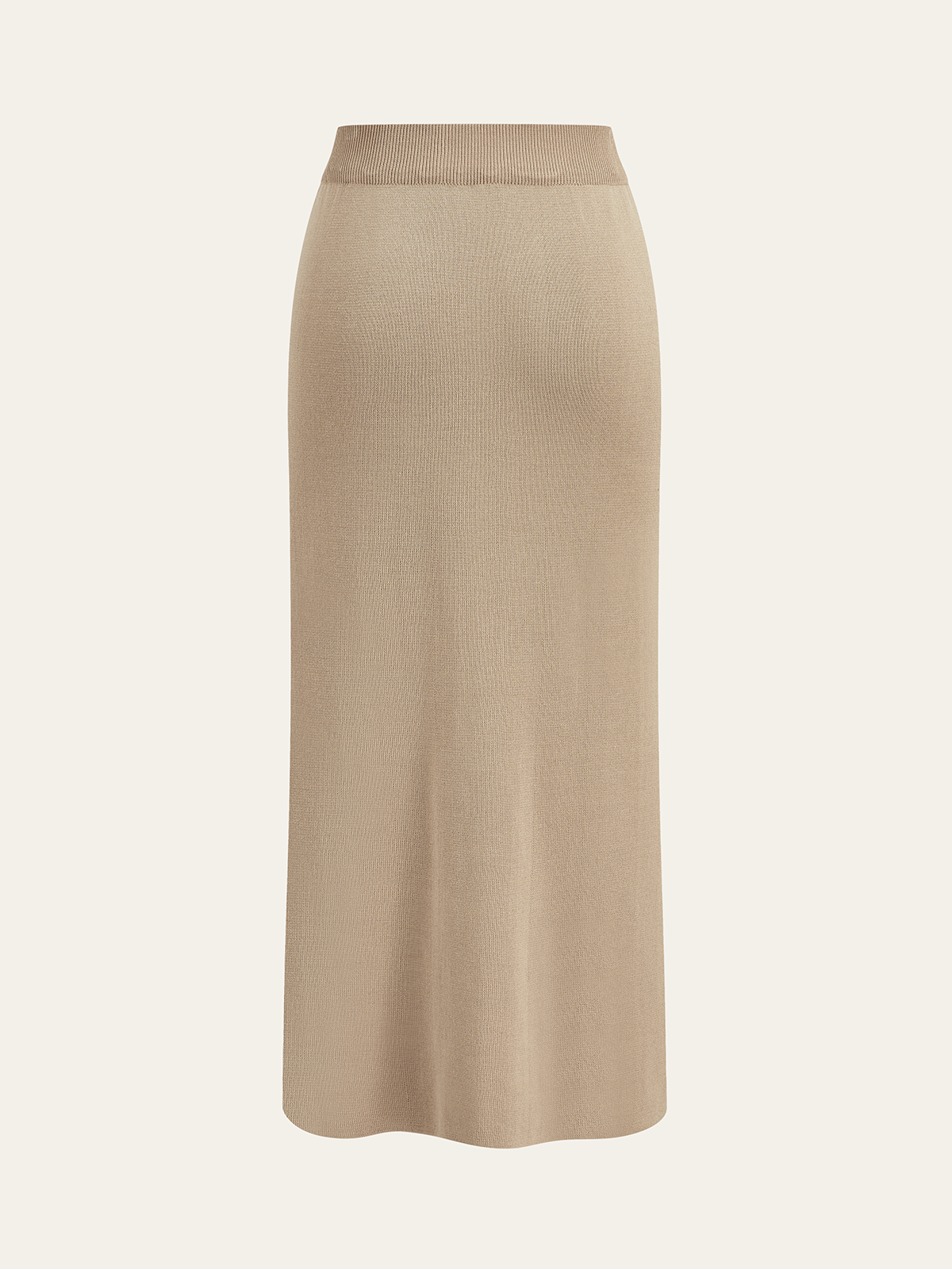 Metal Düğmeli Yakalı Hırka ve Midi Etek Takımı