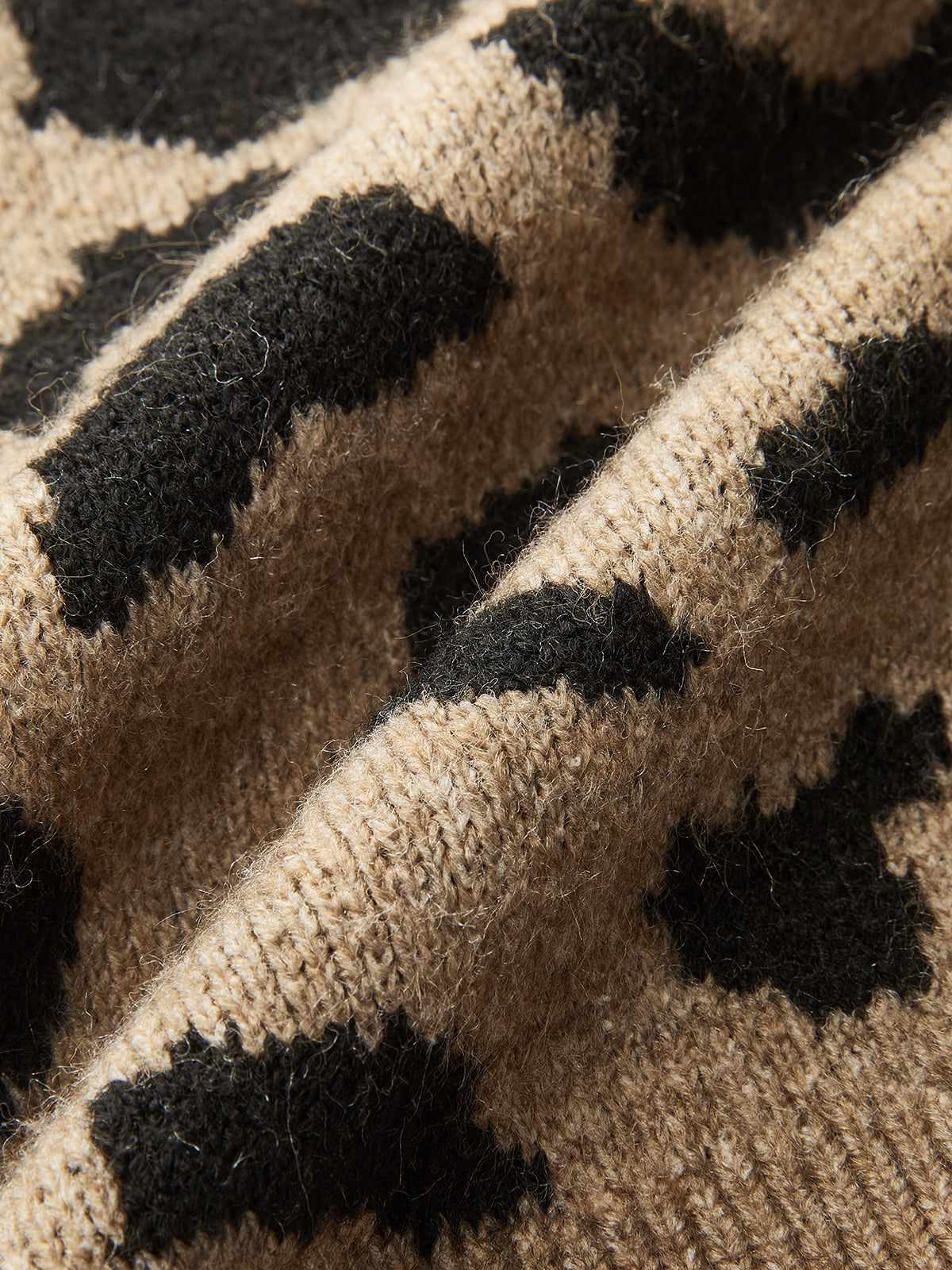 Leopar Papyon Örgü Üst