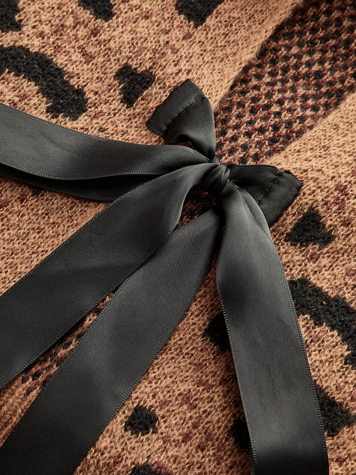 Leopar Desenli Papyon Hırka