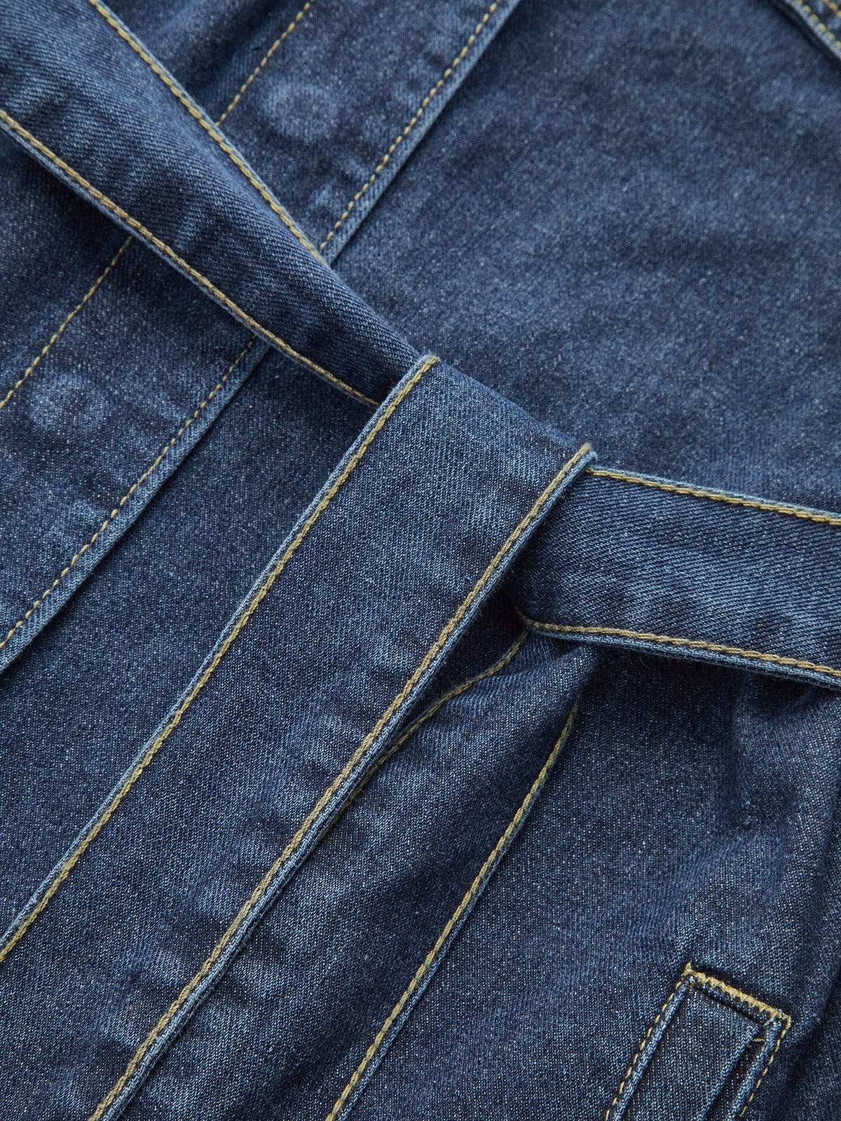 Kemerli Kot Gömlek Ceket