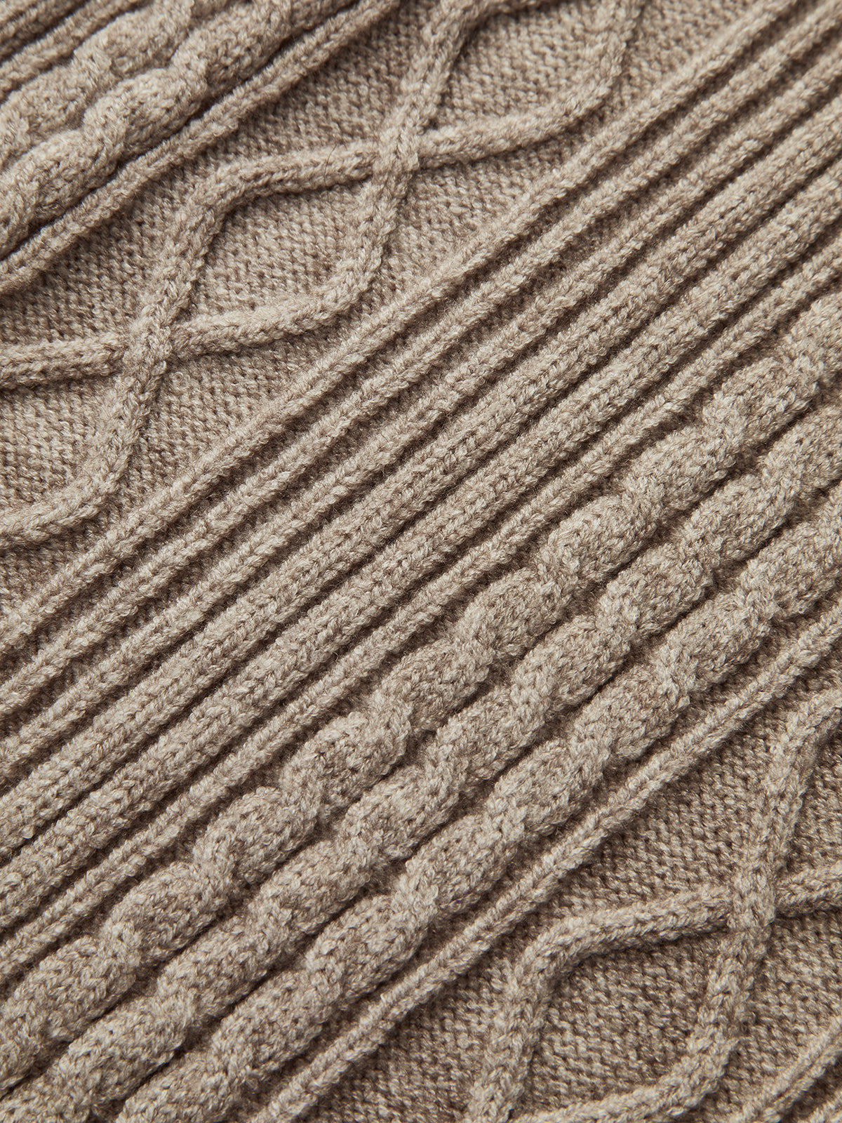 Orta Bel Bağcıklı Kablo Örgü Pantolon