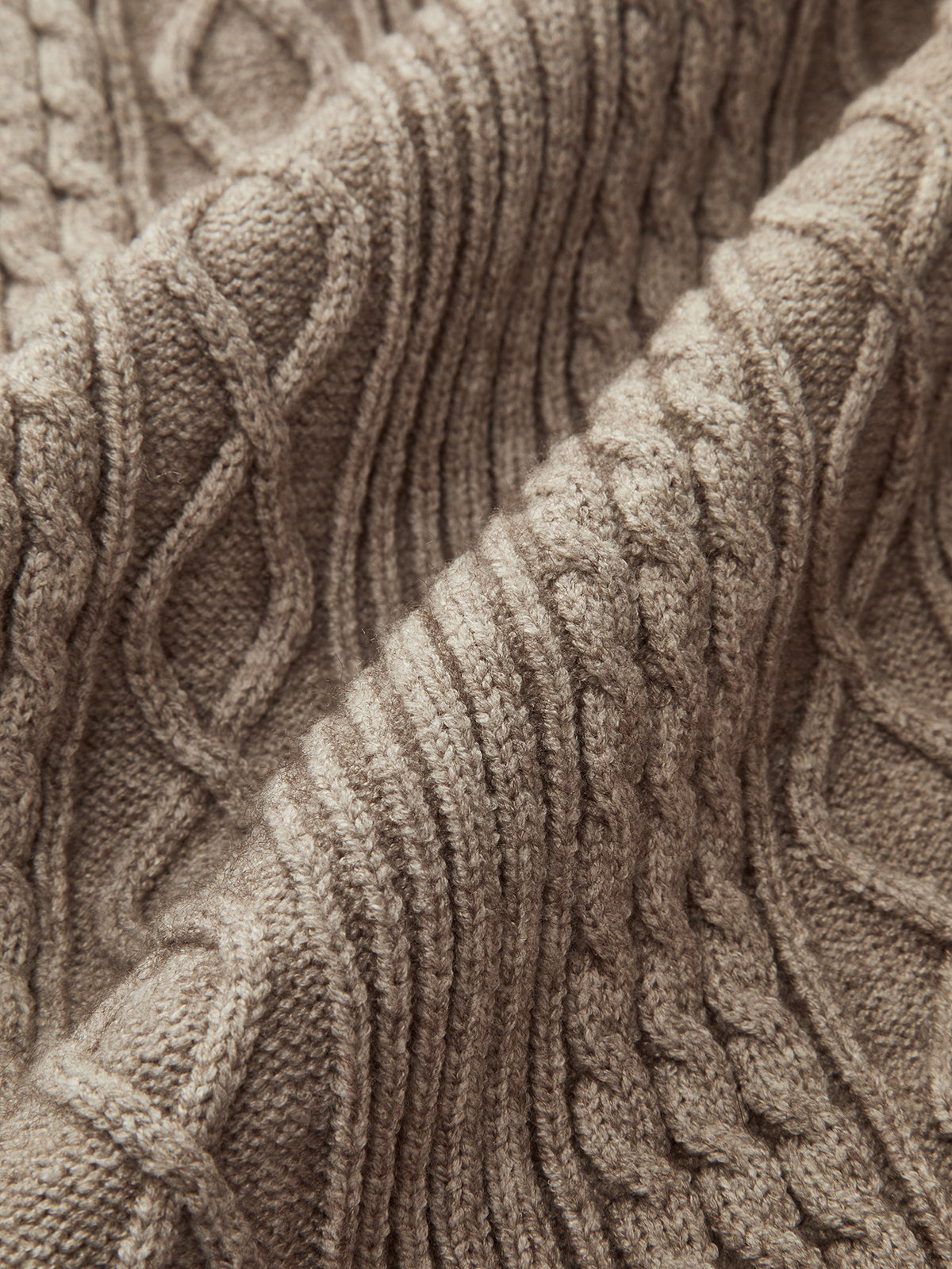 Orta Bel Bağcıklı Kablo Örgü Pantolon