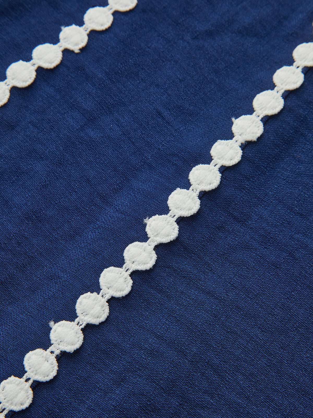 Kontrast Dantel Kenarlı Kemerli Gömlek Elbise