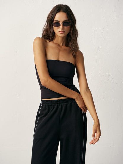 Sütyensiz Dar Kesim Askısız Üst