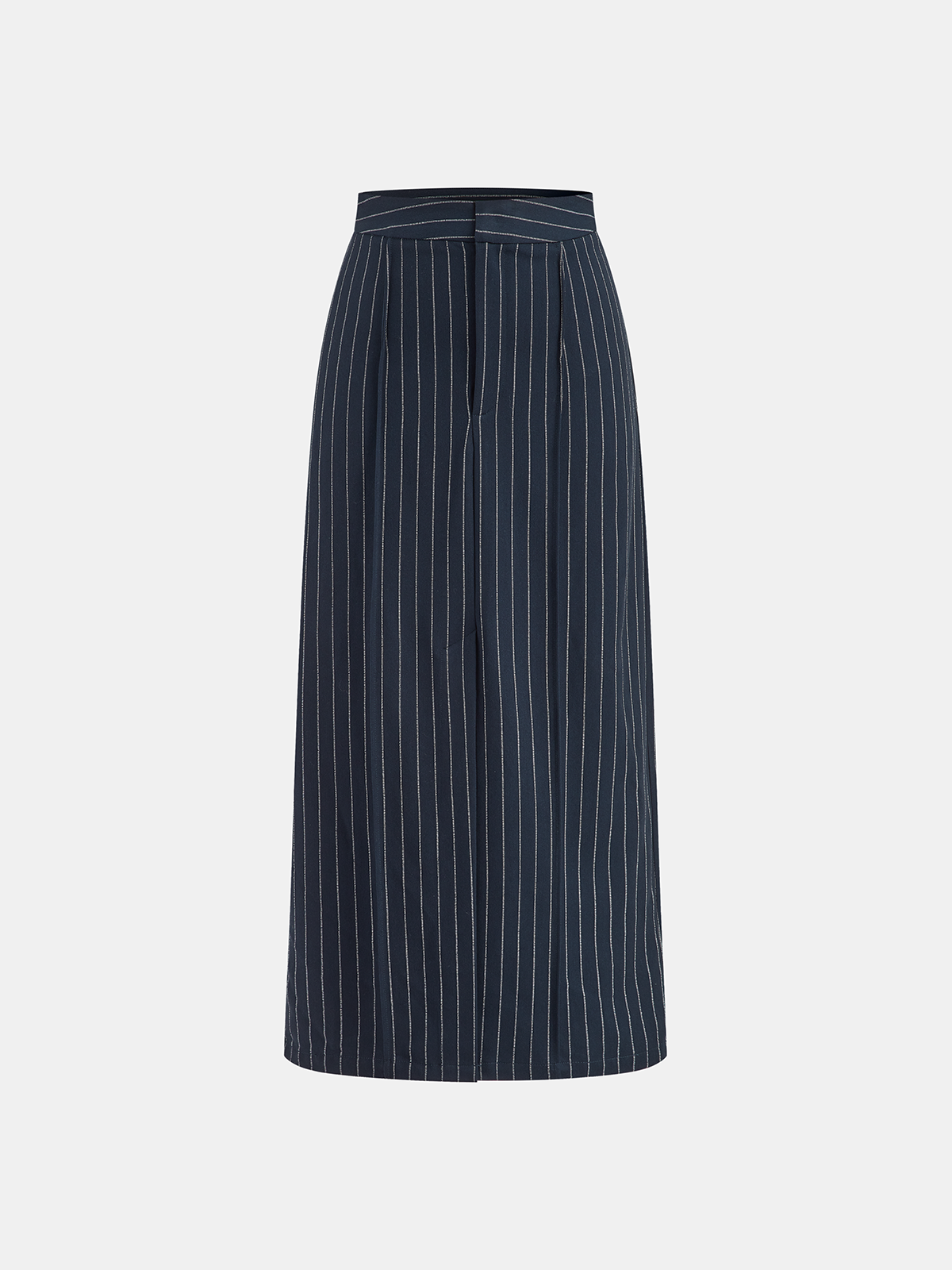 Kancalı Gözlü Çizgili Üst ve Etek Takımı