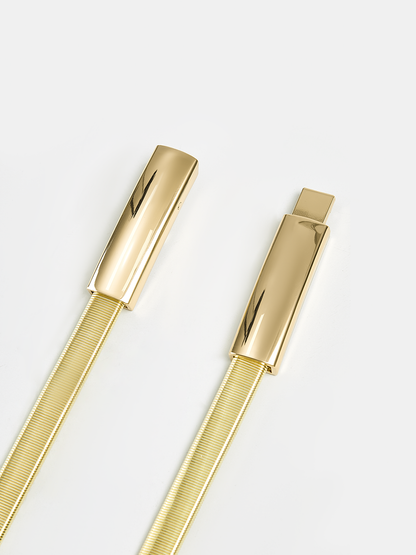 Alaşımlı Tokalı Elastik Bel Kemeri