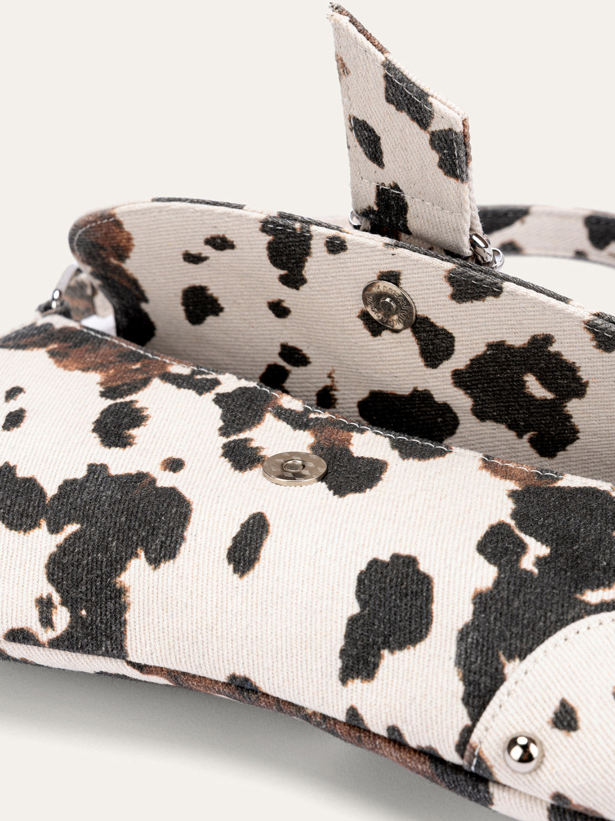 Hayvan Desenli Tokalı Omuz Çantası