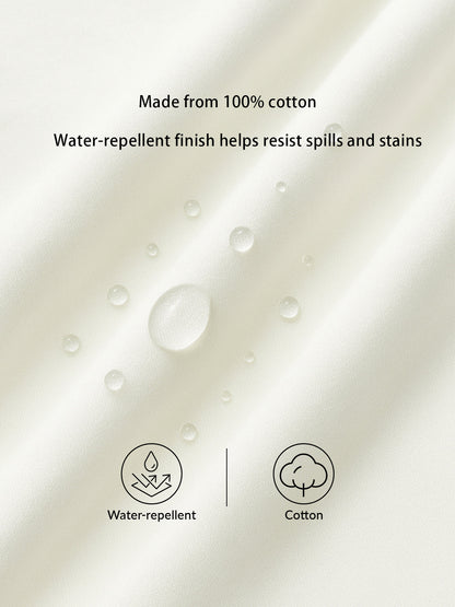 Su İtici Pamuklu Yuvarlak Yaka Tişört