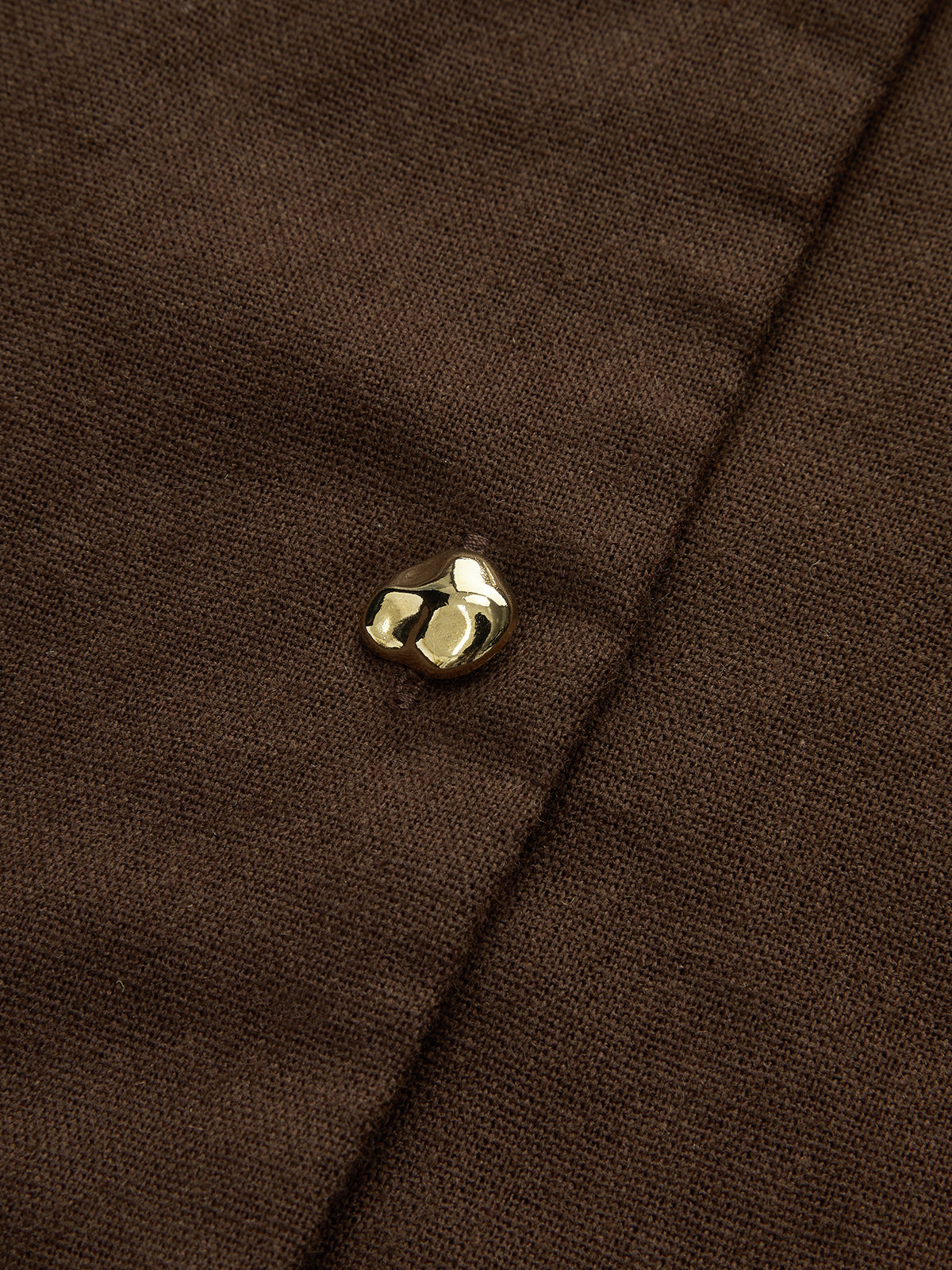 Kemerli Önü Düğmeli Gömlek Elbise