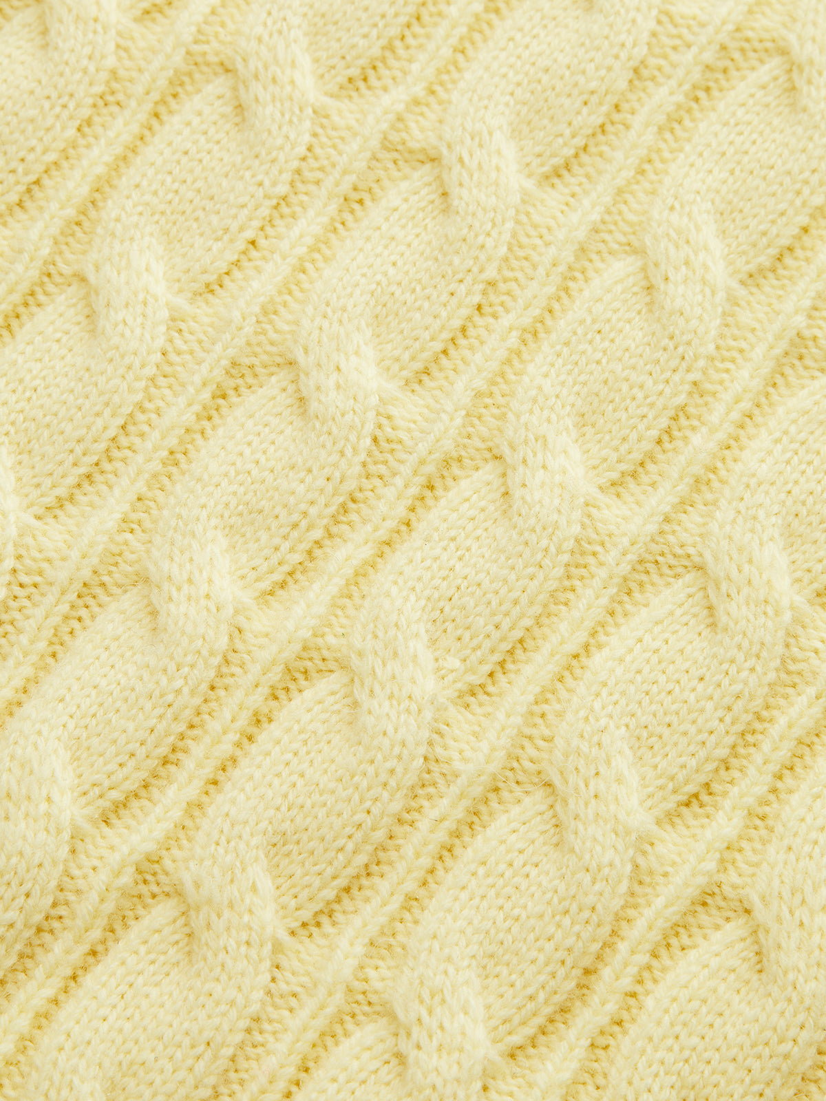 Kablo Örgü Kısa Kollu Kazak