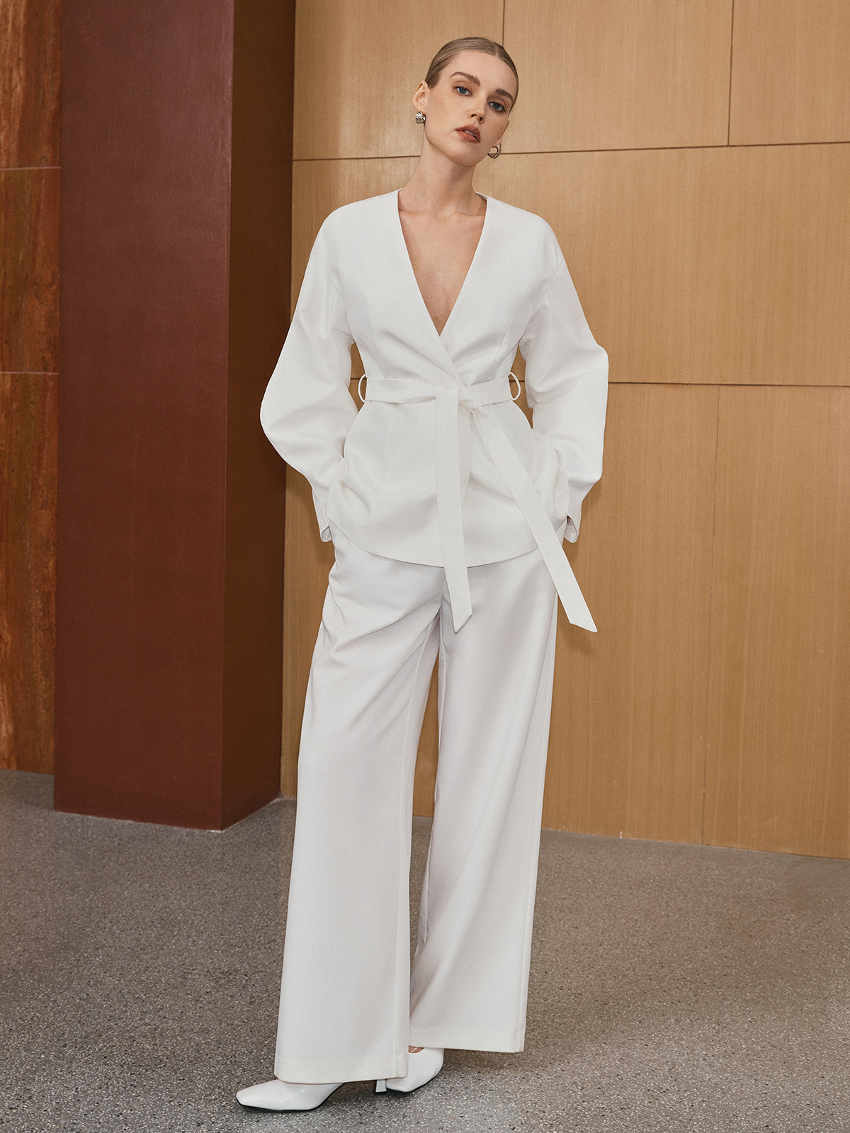 Kemerli Fener Kollu Blazer