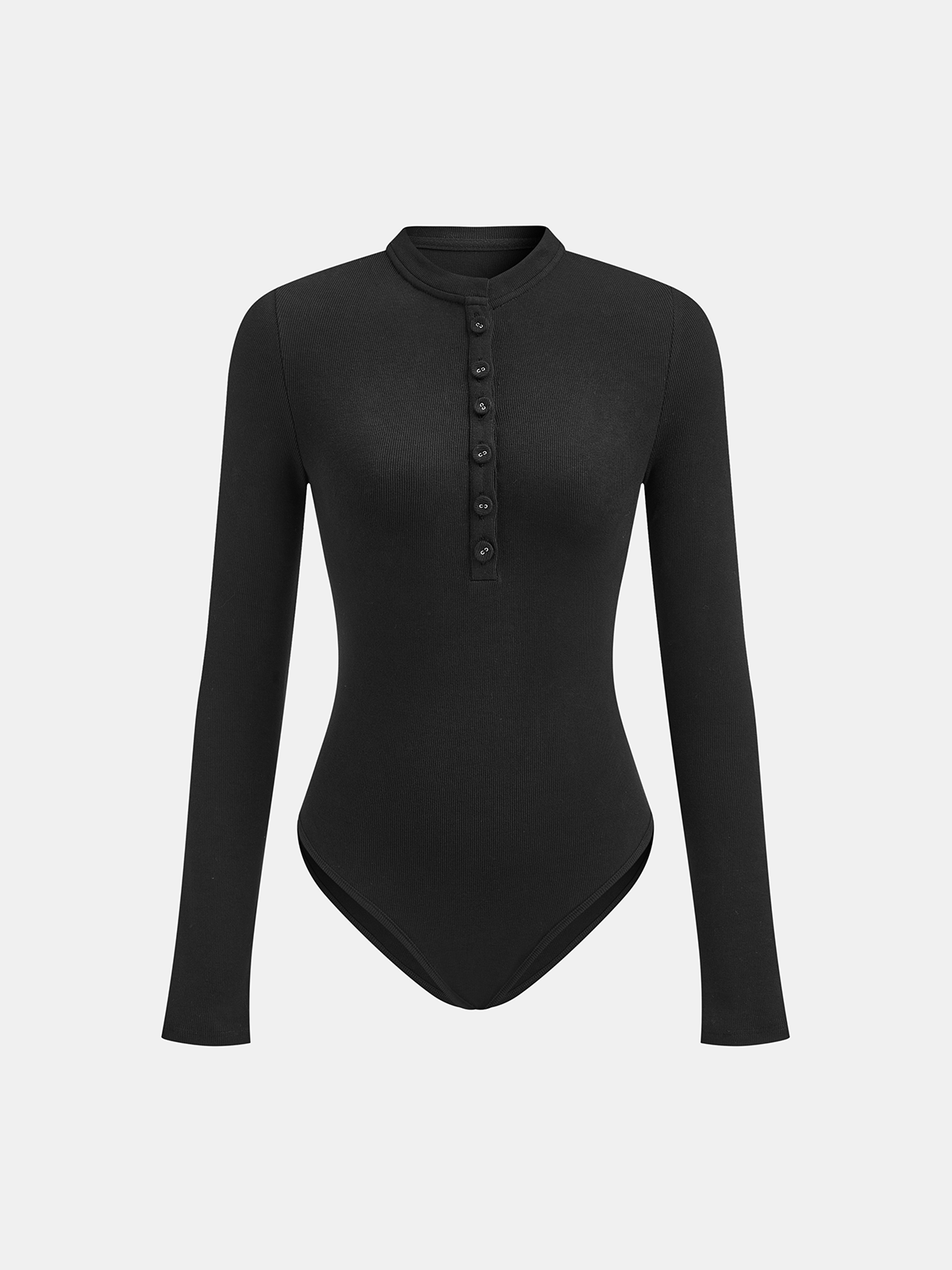 Ribanalı Uzun Kollu Bodysuit