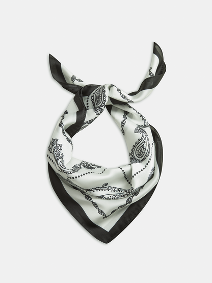 Paisley Desenli Kare Atkı