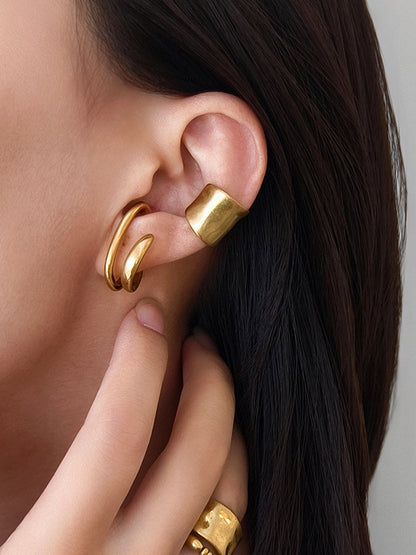 1 adet Çift Halkalı Kulak Klipsi