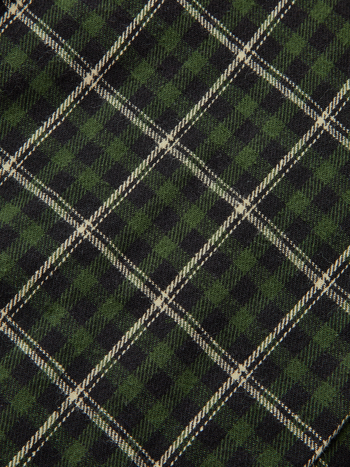 Pamuklu Pileli Ekose Mini Etek