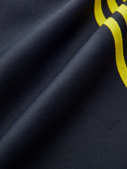 Çizgili Bağcıklı Kavisli Paça Eşofman Altı