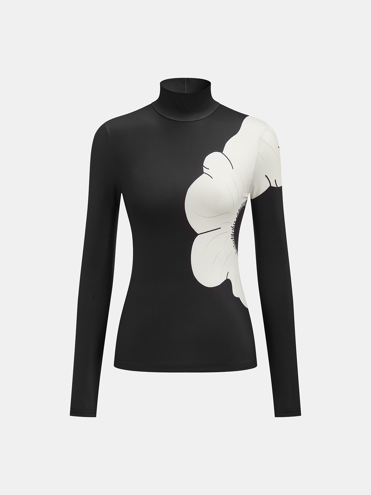 Çiçek Desenli Balıkçı Yaka Bluz