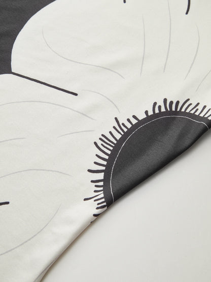 Çiçek Desenli Balıkçı Yaka Bluz