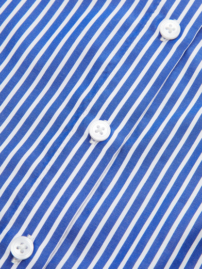 Çizgili Düğümlü Gömlek Elbise