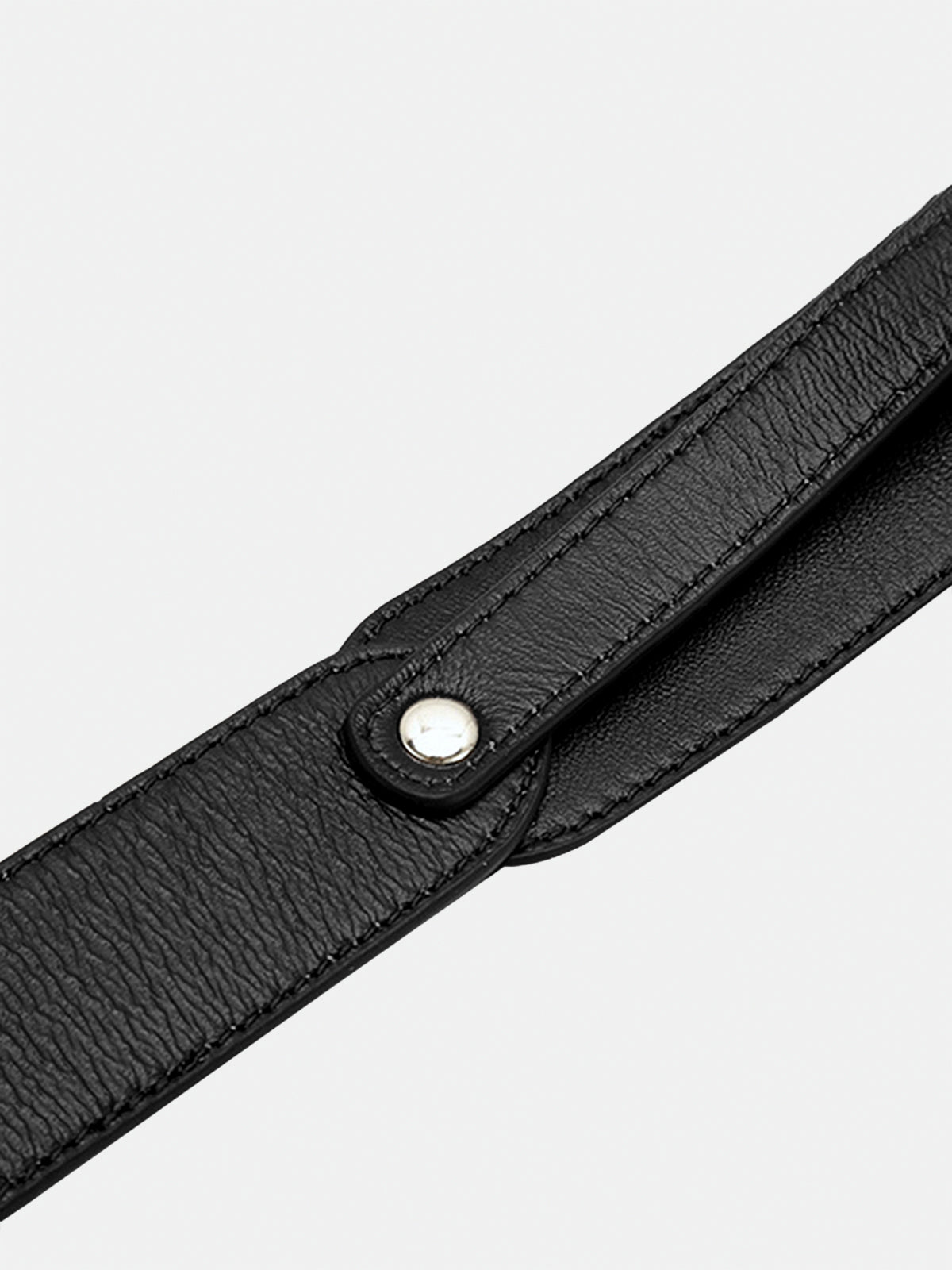 Altın Düzensiz Tokalı Geniş Deri Kemer